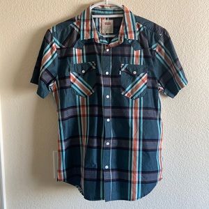 Levi short sleeve button down